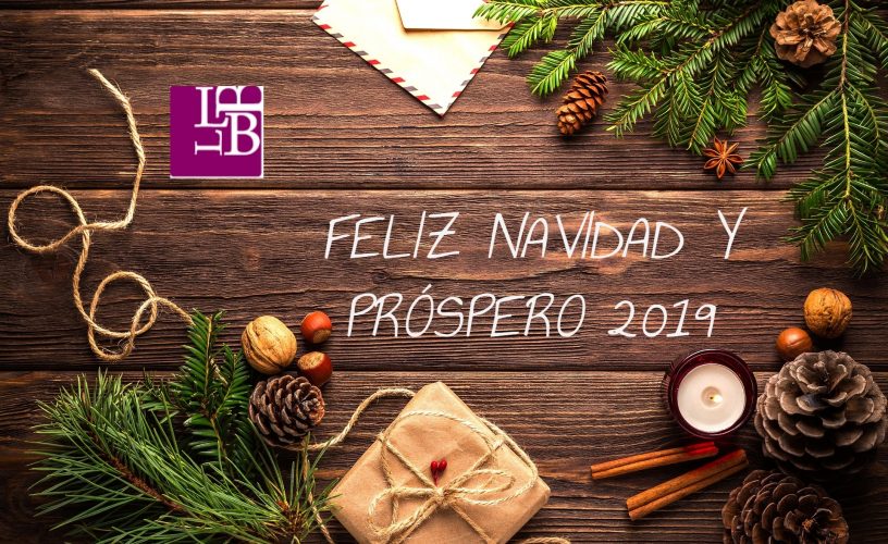 ¡Os deseamos Feliz Navidad y próspero 2019!
